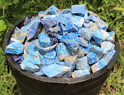 Natural Rough Lapis:  1/2 Lb Bulk Lot (Raw Crystal Healing) • $10.99