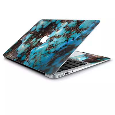 Skin Wrap For Macbook Air 11 Inch  Stab Wood Blue Green Stabilized Stone • $14.98