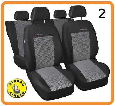 Car Seat Covers Full Set Fit Daewoo Matiz - Charcoal Grey • $68.47