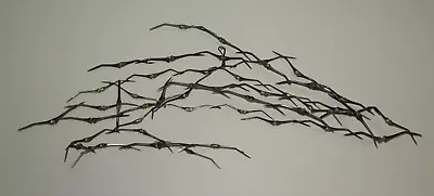 Vintage Mid Century Nail Wall Art Birds Bruitalist Abstract Sculpture MCM • $99.99