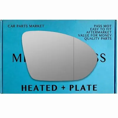 Right Side Wide Angle Wing Mirror Glass For Vauxhall Astra K 15-21 Heated Plate • $20.32