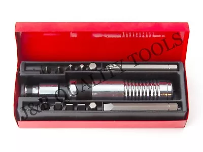 VCT 12Pc Reversible Impact Driver Bits Screwdriver Set Hand Tool Socket Kit Case • $21.95