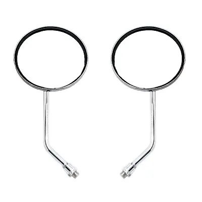 10mm Motorcycle Scooter Mirrors Fit Honda CB 350 450 550 600 650 750 900 Chrome • $23.95
