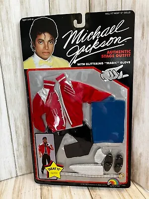 Michael Jackson 1984 LJN 12  Beat It Doll Outfit Carded Sealed Barbie Ken • $50