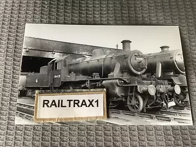 Railway Steam Photograph - 46420 At Widnes Shed - 1953. (darkroom Photo!). (br). • £3.47