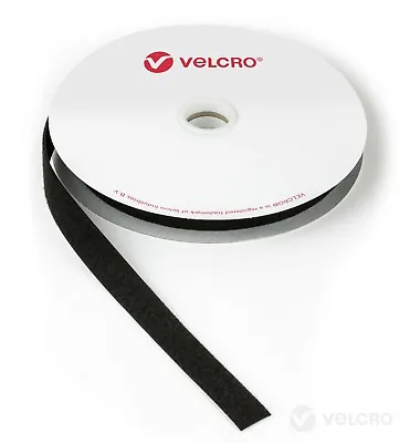 VELCRO® BRAND SEW-ON 25mtr ROLLS HOOK AND LOOP • £12.99