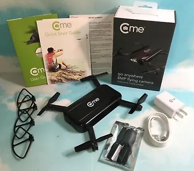 C-me Foldable GPS Quadcopter Drone 8MP Digital Camera Full HD 1080p Video Black • $0.99
