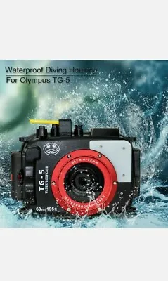 Seafrogs 60m/195ft Waterproof Underwater Camera Housing For Olympus TG-5. New • £195