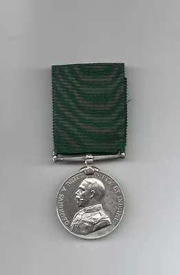 Volunteer Long Service Medal. Geo.v. Pte.s.parker 2-g.i.p.rly Regt.a.f.i. • £59.99