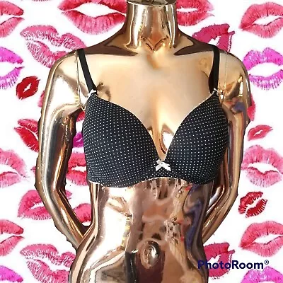 Elle Macpherson Black & White Polka Dot Bra + 36D • $20