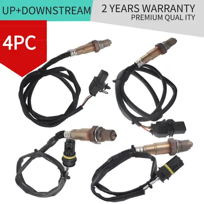 4PCS O2 Lambda Oxygen Sensors Upstream And Downstream For BMW E90 323i 2010 2.5L • $126