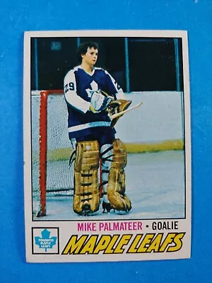 1977-78 TOPPS HOCKEY #211 MIKE PALMATEER RC Toronto Maple Leafs EX-MINT+ • $3.95