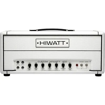 Hiwatt Custom 100 Head / DR-103 100 Watt Guitar Amp White BRAND NEW NEVER PLAYED • $4900