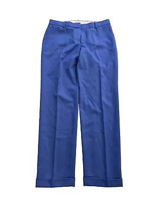 J.CREW Cafe Capri 0 (Actual: 30x27) Blue Womens Pants Wool Wonderful • $22.40