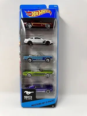 Hot Wheels 2013 Ford Mustang 50th Anniversary 50 Years 5 Pack CITY Series New • $10.70