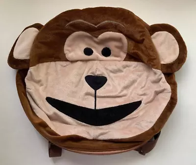 Plush Monkey Backpack Overnight Bag 16  EUC • $14.99