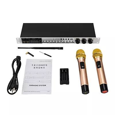 Digital Mixer Microphone KTV Karaoke Audio Processor USB / Bluetooth Input Audio • $156.75