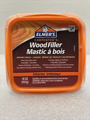 Elmer's Products E849D8 Carpenter's Interior Wood Filler 1 Pint 16 Ounce • $20.99