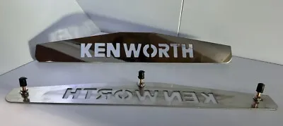 Kenworth  Trucks Semi Truck 24  X 4   Stainless Steel Mud Flap Weights-Set • $49.95