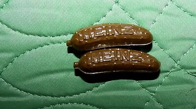  Two Vintage Heinz Pickle Promotional Advertising Pin • $15