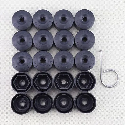 Set Of 20 For VW Volkswagen Wheel Lug Nut Bolt Cover Black Caps 1K06011739B9 • $10