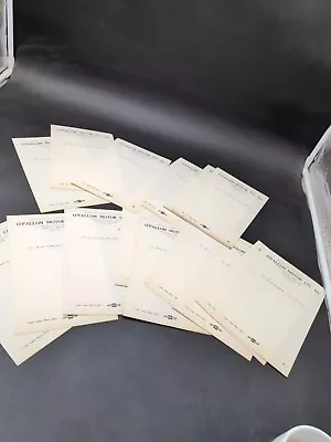 Chevrolet Dealership Letters Sheets Notepad Vintage X16 • $27