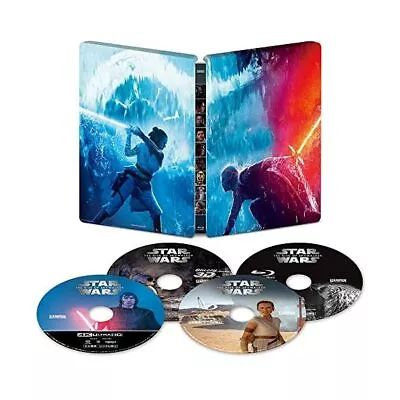 New Star Wars The Rise Of Skywalker 4K ULTRA HD+3D+2D Blu-ray+Steelbook Japan • $144.58