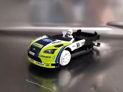 Scalextric Car 2006 Ford Focus RS WRC C2802 Spares Repairs Salvage Working Motor • £18