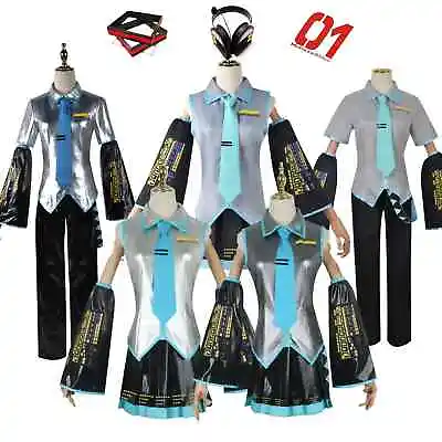 Anime Hatsune Miku Full Cosplay 9Styles Vocaloid Halloween Costume Outfit • $43.99