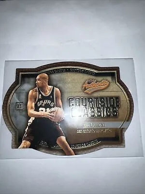 2002-03 Fleer Authentix Courtside Classics Tim Duncan #2 Die Cut • $6.49