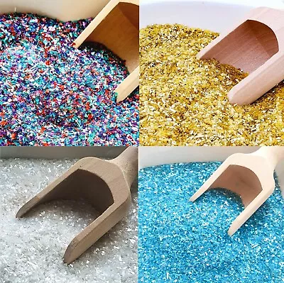 Crushed German GLASS GLITTER Premium Glitter For Jewelry Resin Art Inlay Crafts  • £1.95