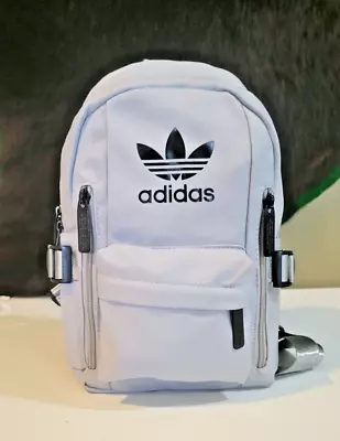 Adidas Unisex Sling Bag Backpack NWT School Carry On Shoulder Bag FREE SHIPPING! • $36.98