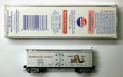 MTL Micro-Trains 58560 Pepsi  Tempty Tasty  PCEX 58506 Wood Refrigerator Car • $23.61