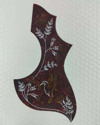 Custom Guitar Pickgaurd - Hummingbird Pickguard For US Epiphone Acoustic Guitar • $10.42