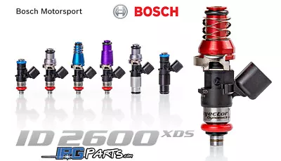 Injector Dynamics ID2600 XDS Fuel Injectors For Honda B16 B18 B18C D16 D16Z6 H22 • $1449