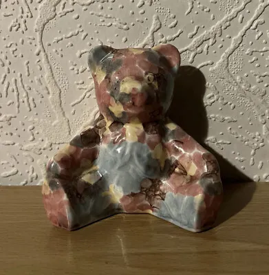 £12.99 • Buy Park Rose Bridlington Rare Ceramic Floral Teddy Bear 10cm Tall Made In England
