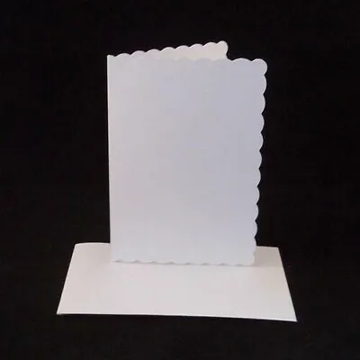 10 X White Make Your Own Greetings Cards Blanks & Envelopes 15cm X 15cm 300gsm • £3.95