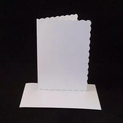 4 X White Make Your Own Greetings Cards Blanks & Envelopes 15cm X 15cm 300gsm • £2.95