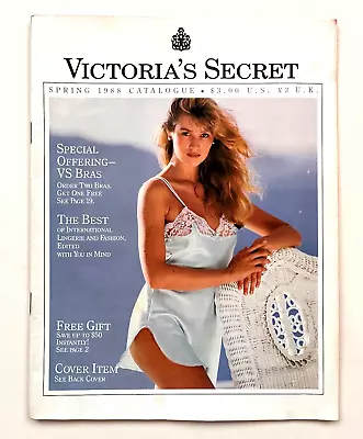 VICTORIA'S SECRET Catalog Spring 1988 Vintage UK Lingerie Clothing 80s Fashion • $31