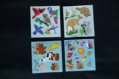 Vintage Animal Sandylion Stickers - Fuzzy-Birds Australian Animals Rare Original • $4