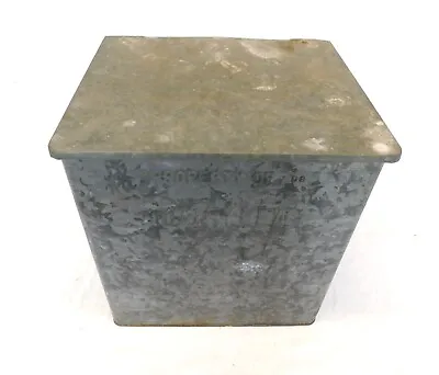 Vintage Dairylea Embossed Galvanized Metal Porch Milk Bottle Dairy Delivery Box • $79.95