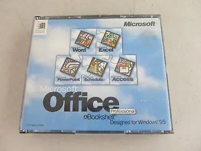 Microsoft Office Professional & Bookshelf Designed For Windows 95 • $14.99