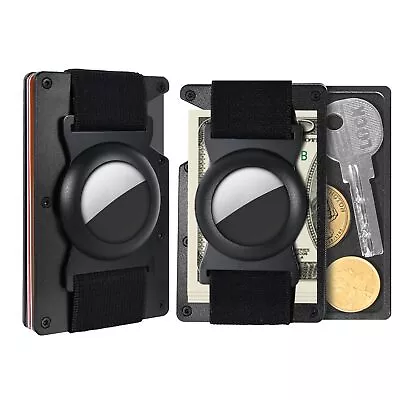 Minimalist Wallet Coin Tray For Men Removable Key Holder For Slim Wallet Ad... • $30.38