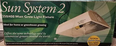 Sun System 2 250W Grow Light Fixture Switchable HP Sodium / Metal Halide • £33.75