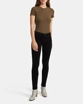 J Brand Jeans Womens 28 Black Super Skinny Mid Rise Shadow • $14
