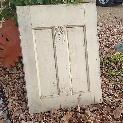 Double Panel Cabinet Door W/Original Latch Vintage Old Paint • $20