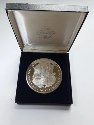 $100 • Buy 1987 Large Sterling Constitution Bicentennial Medal  9 Oz Gilroy Roberts