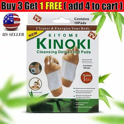 10 Cleansing Detox Foot Pads Patches Pain Relief Toxins Herbal  Organic • $4.99