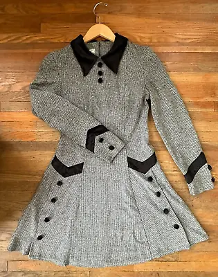 60s Style Mod Go-go Majorette Mini Scooter Dress Yeye Garage Psych Vintage • $150