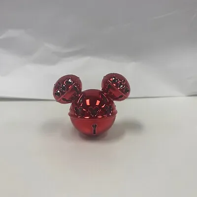 New Disney Parks Red Jingle Bell Mickey Mouse Glow Cube • $17.15